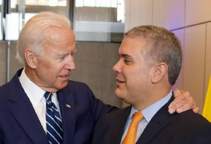 Biden anuncia donación de 2,5 millones de vacunas en primer diálogo con Duque