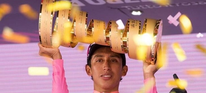 Egan Bernal, da positivo por covid-19 tras ganar el Giro de Italia