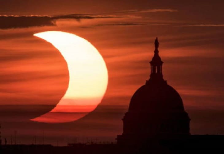El eclipse anular dejó, sobre todo, imágenes de un Sol menguante 3