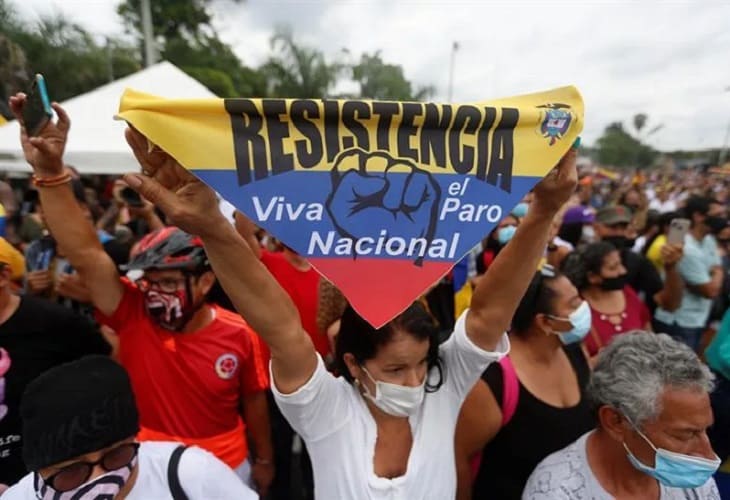 El guayabo tras las protestas en Colombia