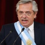 El presidente argentino, Alberto Fernández