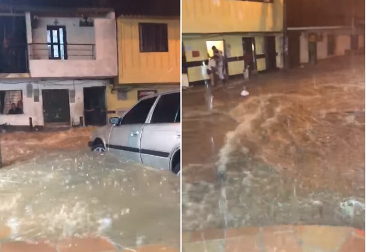 Inundado el barrio Emilio Botero González de Marinilla