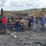 Mina inundada en México