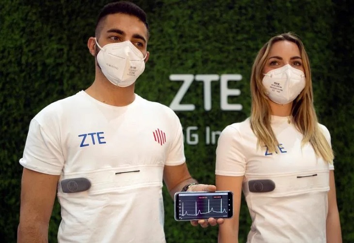 ZTE crea una camiseta que analiza parámetros biovitales gracias al 5G