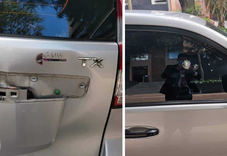 Le volvieron nada el carro a ministra Ángela María Orozco en Fontanar
