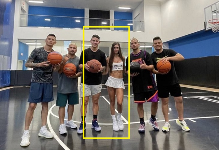 Anllela Sagra y la foto reciente que se tomó con James en Miami
