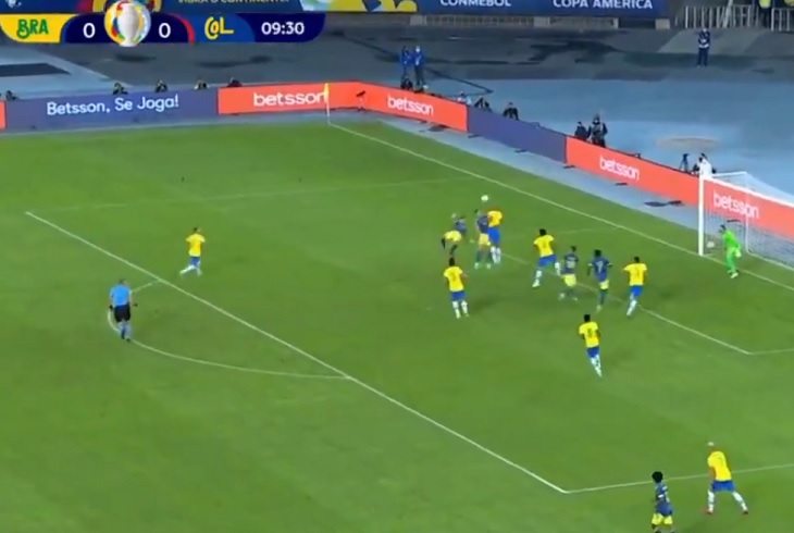 Video del gol de Lucho Díaz en Brasil vs Colombia