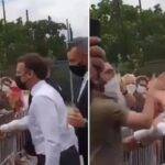 Cachetada a Emmanuel Macron en visita al Sur de Francia