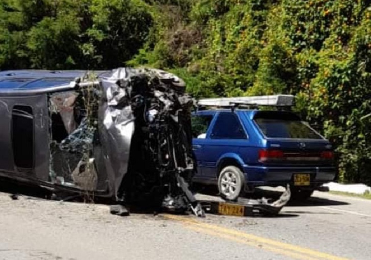 Estrelló su vehículo en vía Rionegro - La Ceja y huyó del lugar