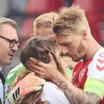 Terribles imágenes de Sabrina Kvist Jensen, esposa de Christian Eriksen