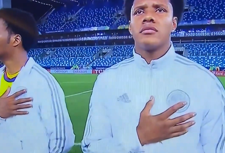 Himno de Colombia sonó mal en Copa América, así lo cantaron los jugadores