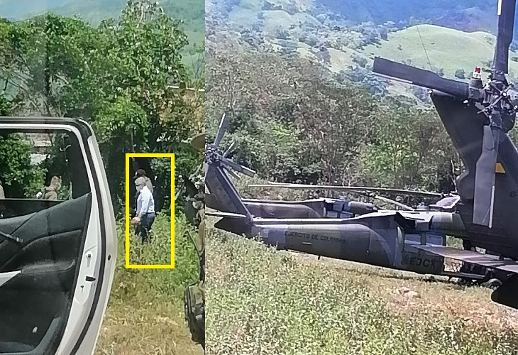 Fotos: Así quedó el helicóptero de Iván Duque tras sufrir atentado