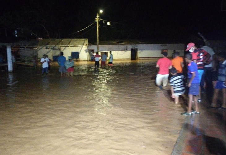 Quebrada desbordada en San José de Uré provocó inundaciones