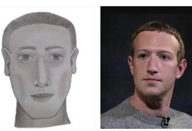 Mark Zuckerberg y su increíble parecido con un retrato hablado en Colombia