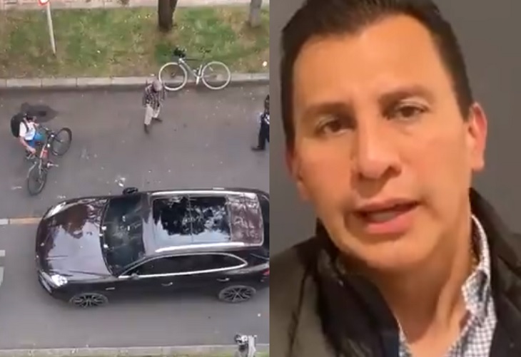Porsche arrolló a manifestante, Henry Cárdenas- su dueño- explica por qué