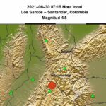 Temblor de 4.5 se sintió en las principales ciudades de Colombia