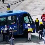 Bus del SITP fueron estrellados contra el Esmad en Usme
