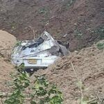 Carro arrastrado por alud en vía Mocoa - San Francisco