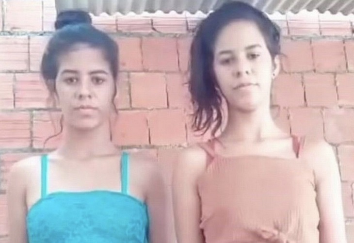 Amália y Amanda Alves, las gemelas ejecutadas en vivo en Brasil