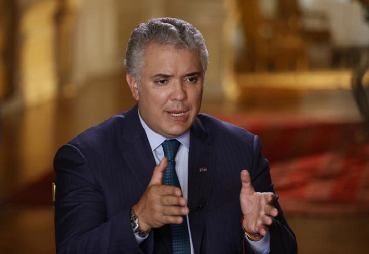 El presidente colombiano, Iván Duque