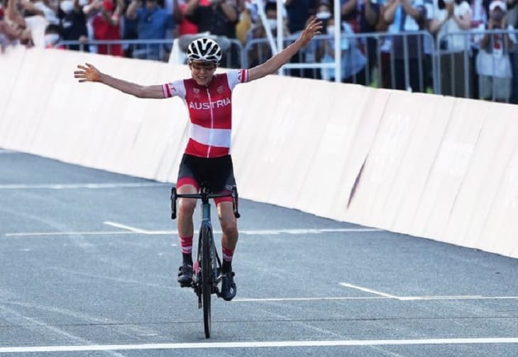 La austríaca Kiesenhofer, campeona olímpica de ciclismo en ruta