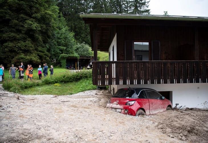 Los daños de las inundaciones en Alemania siguen sin ser cuantificados (1)