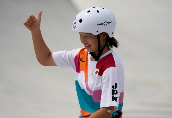 Momiji Nishiya: primera campeona olímpica de skateboarding