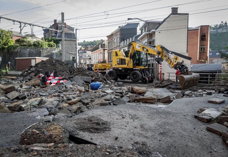 Nuevas tormentas en Bélgica dejan inundaciones y destrozos, pero no víctimas