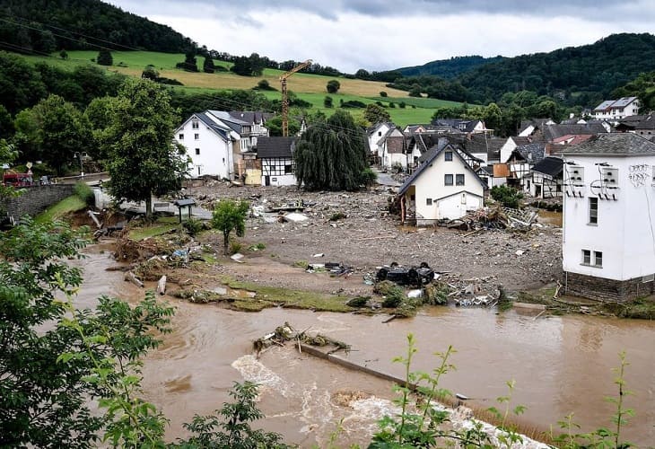 Once muertos en Bélgica y destrozos en Luxemburgo y P.Bajos por inundaciones