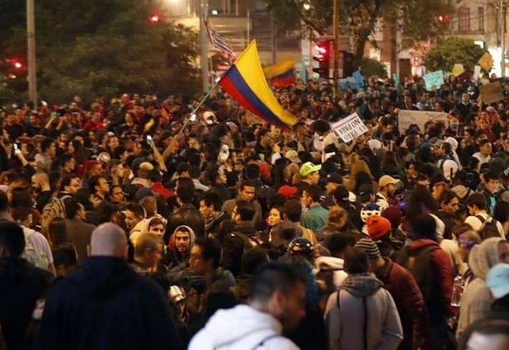 Protestas en Colombia