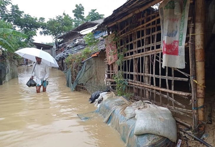 Sube a 21 el número de muertos por las lluvias torrenciales en Bangladesh