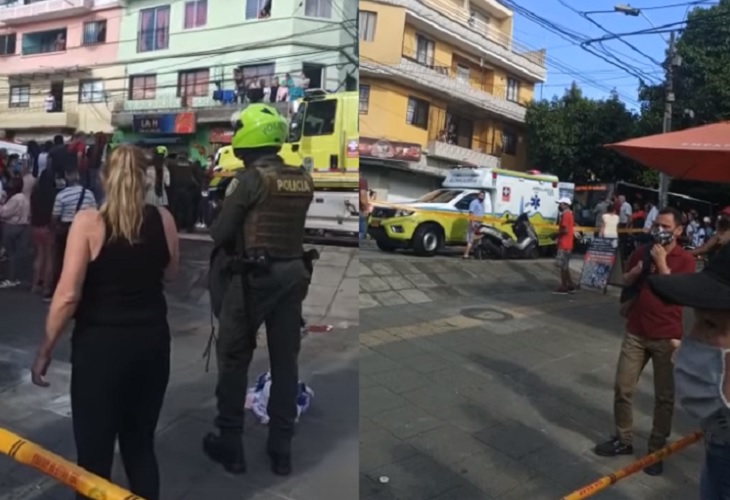 Peatón de 85 años murió tras el 'pique' de un motociclista en Manrique La 45