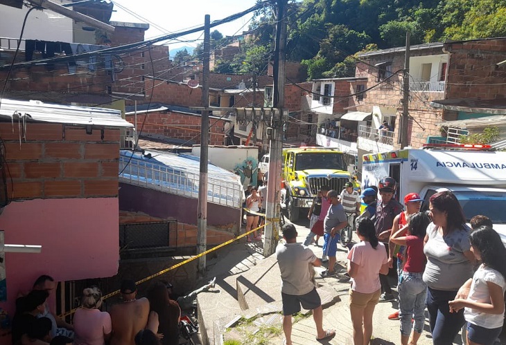 Muerte de Motociclista contra muro en barrio Juan Pablo II