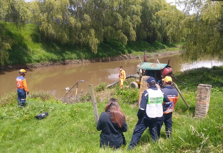Adolescente cayó al río Bogotá cuando hacía pesca en Cajicá