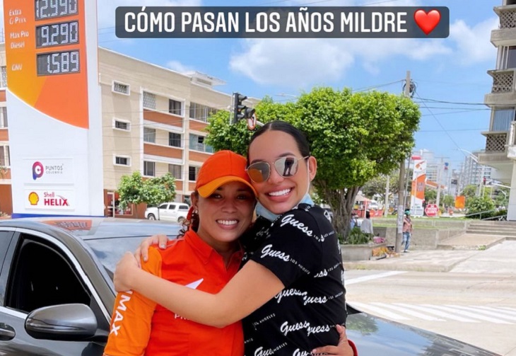 Andrea Valdiri se reencuentra con Mildreth, amiga de la U, y le cambia la vida