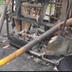 Bus de Flota Magdalena se incinera en la Variante de Ibagué