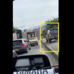 La supuesta razón por la que conductor montó carro en andén por Avenida Regional