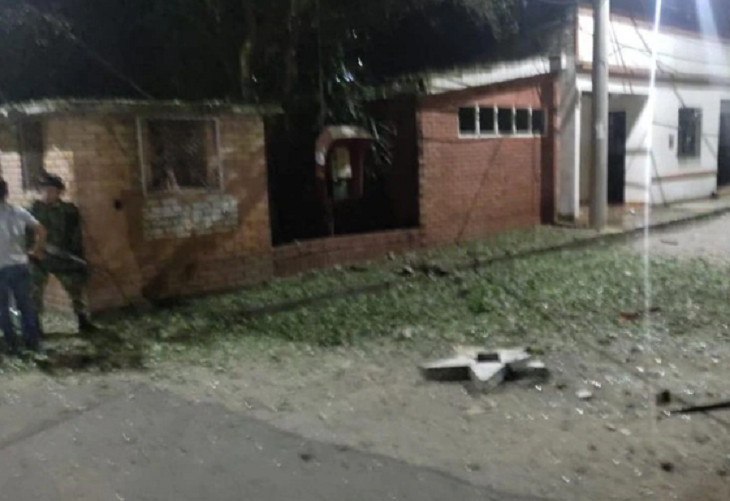 Así fue el ataque a la estación de Policía de Chinácota