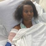 Martine Moise publica dos fotos desde el hospital