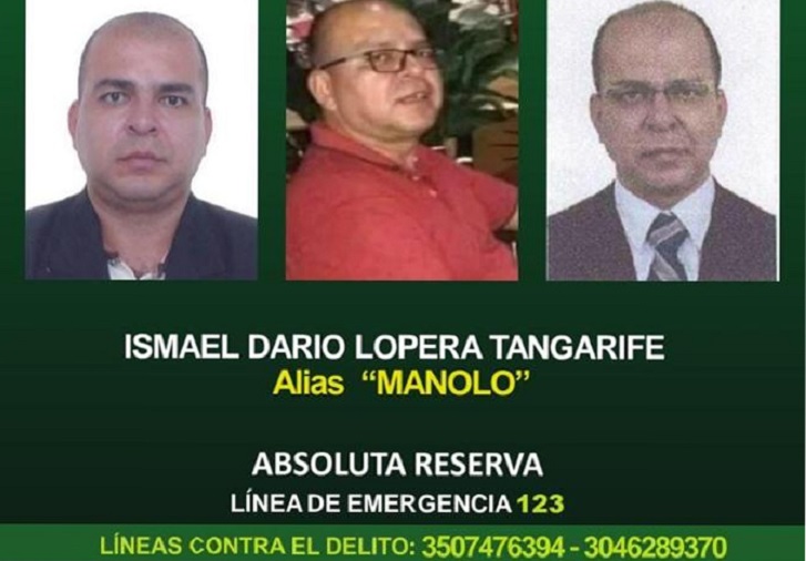 Fotos de Ismael Darío Lopera, alias Manolo