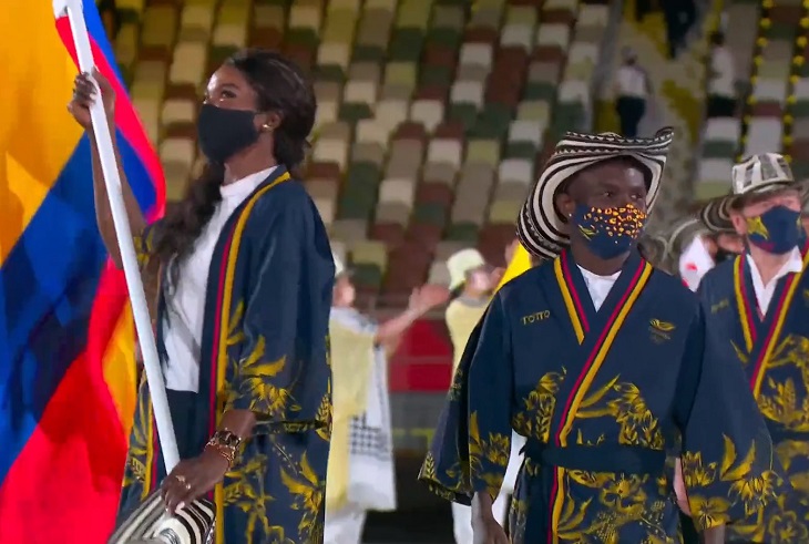 El kimono de Totto, el hit de la delegación olímpica colombiana