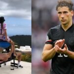 Leon Goretzka ha compartido su particular sesión de entrenamiento que consiste en levantar varias veces a su novia, Mathea Fischer.