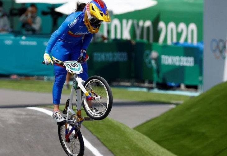 Tremenda y excelsa remontada de Mariana Pajón en primera ronda de semis