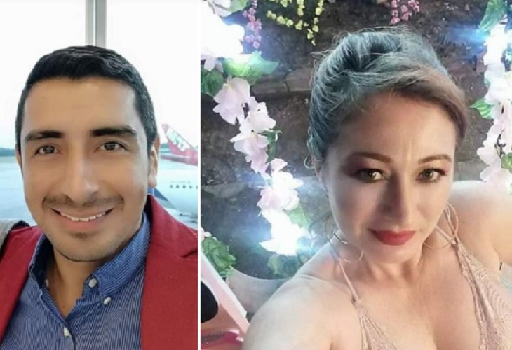 Accidente en que murieron Francy Esther Torres y Juan Carlos Herrera