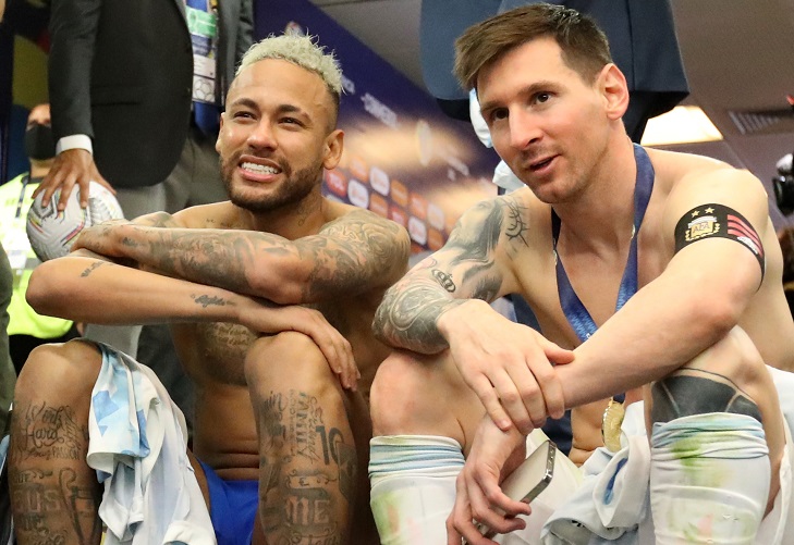 Neymar reconoce que odia perder, pero disfrutó ver ganar a Messi