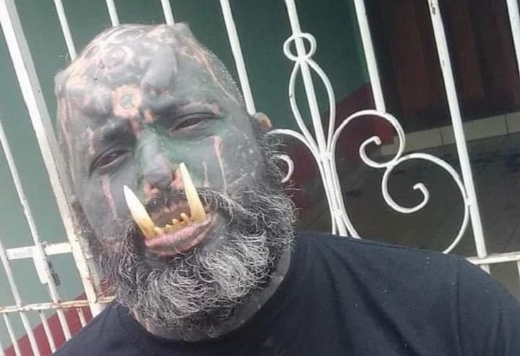 Rico Ledesma logra su gran sueño: transformarse en un 'orco'