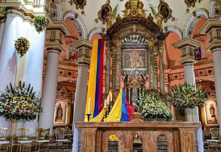 Intentan hurto del cetro, corona y joyas del cuadro de la Virgen de Chiquinquirá