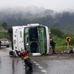 Brutal accidente en Tres Puertas de la vía Manizales - Medellín