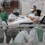 Brasil roza las 580.000 muertes por covid, mientras las UCI se desocupan