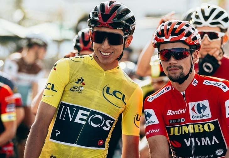 Egan Bernal y Primoz Roglic